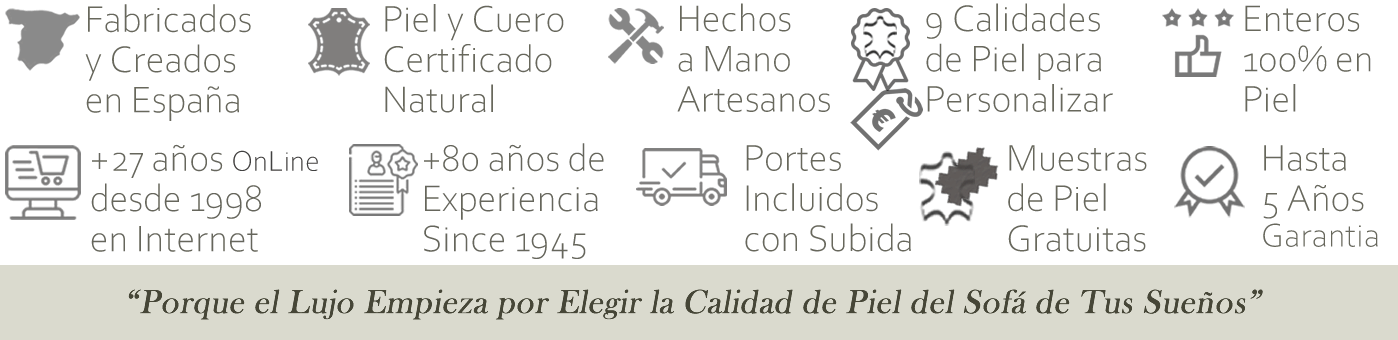 Sofás de piel